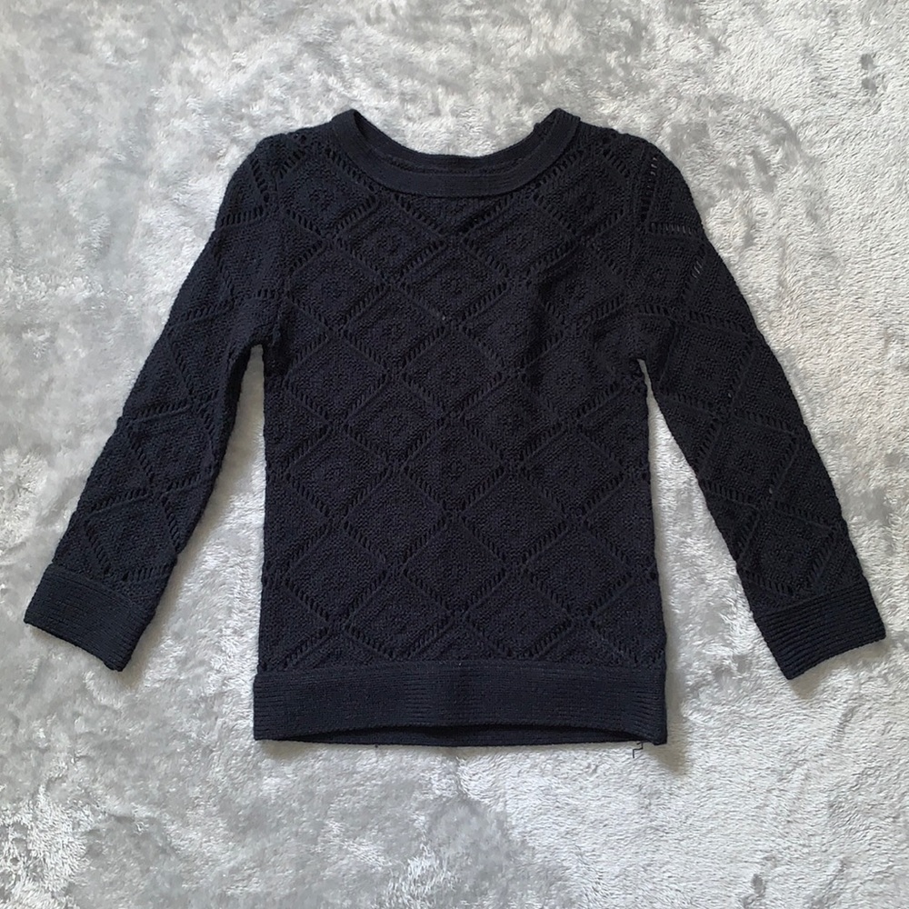 NWOT Love by Design Navy Blue Knit Sweater